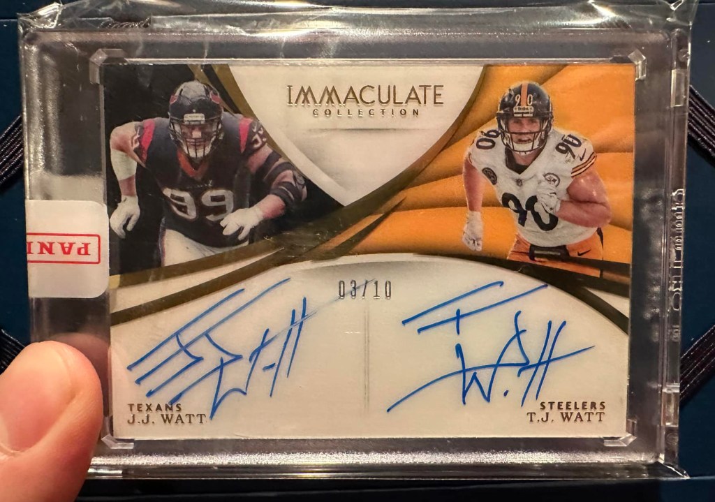 2022 Immaculate JJ Watt and TJ Watt Dual&nbsp;Auto