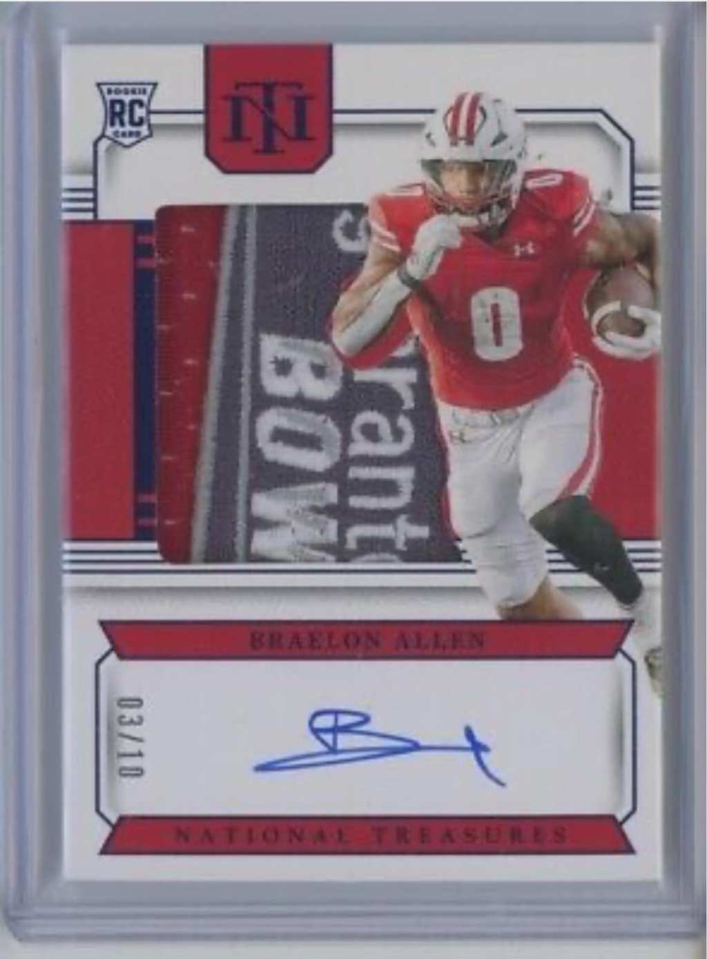 2024 Collegiate National Treasures Braelon Allen Guaranteed Rate Bowl&nbsp;RPA