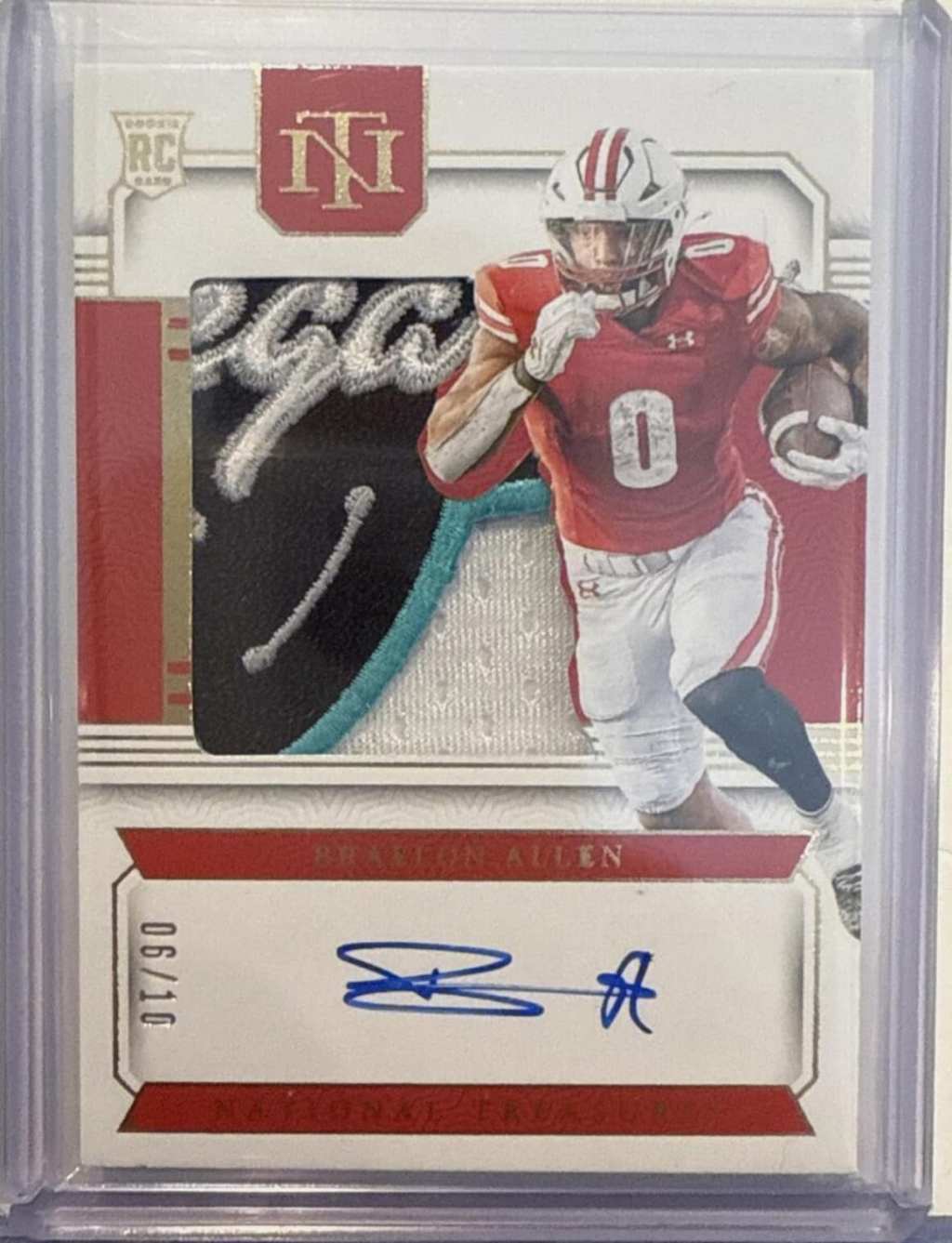 2024 Collegiate National Treasures Braelon Allen Las Vegas Bowl&nbsp;RPA