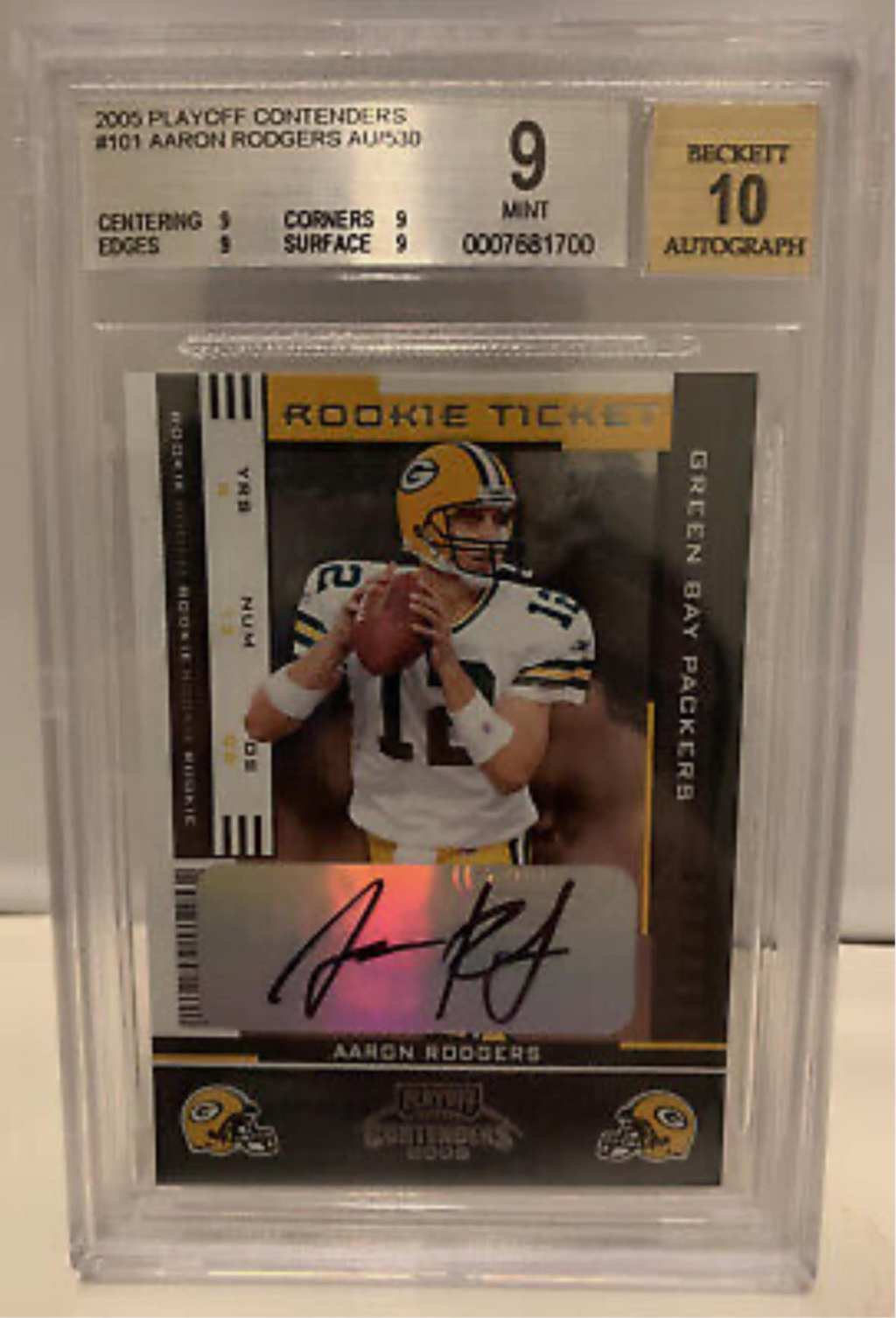 2005 Contenders Aaron Rodgers Rookie&nbsp;Ticket