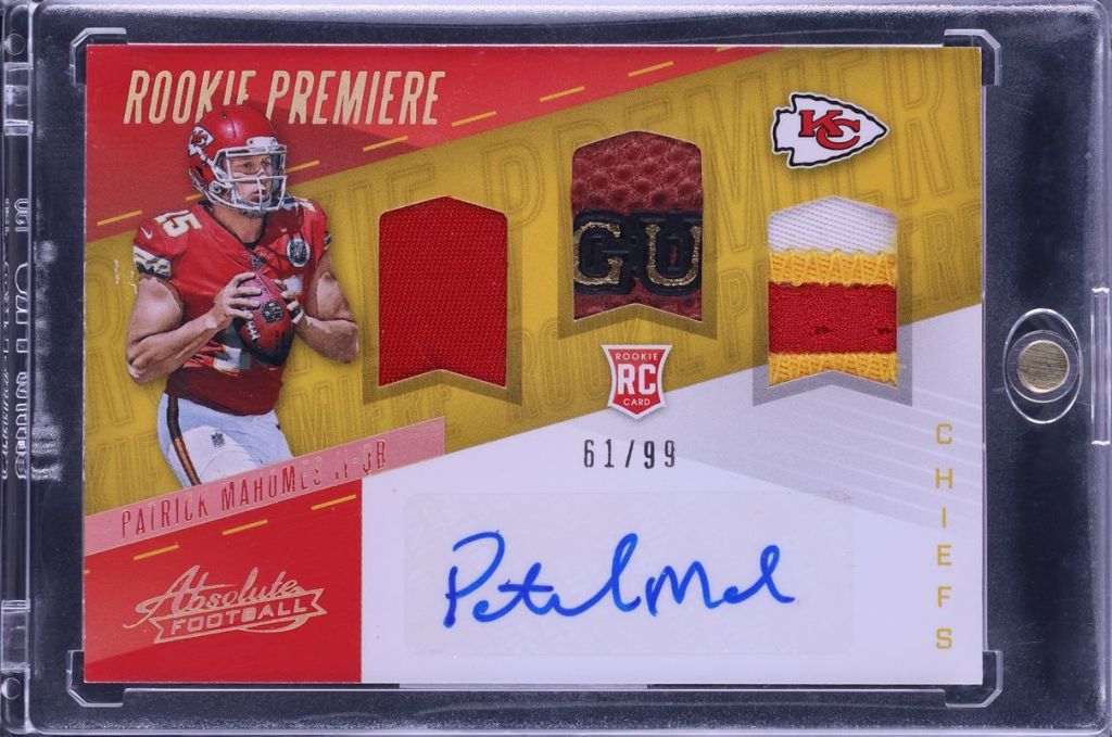 2017 Absolute Patrick Mahomes&nbsp;RPA