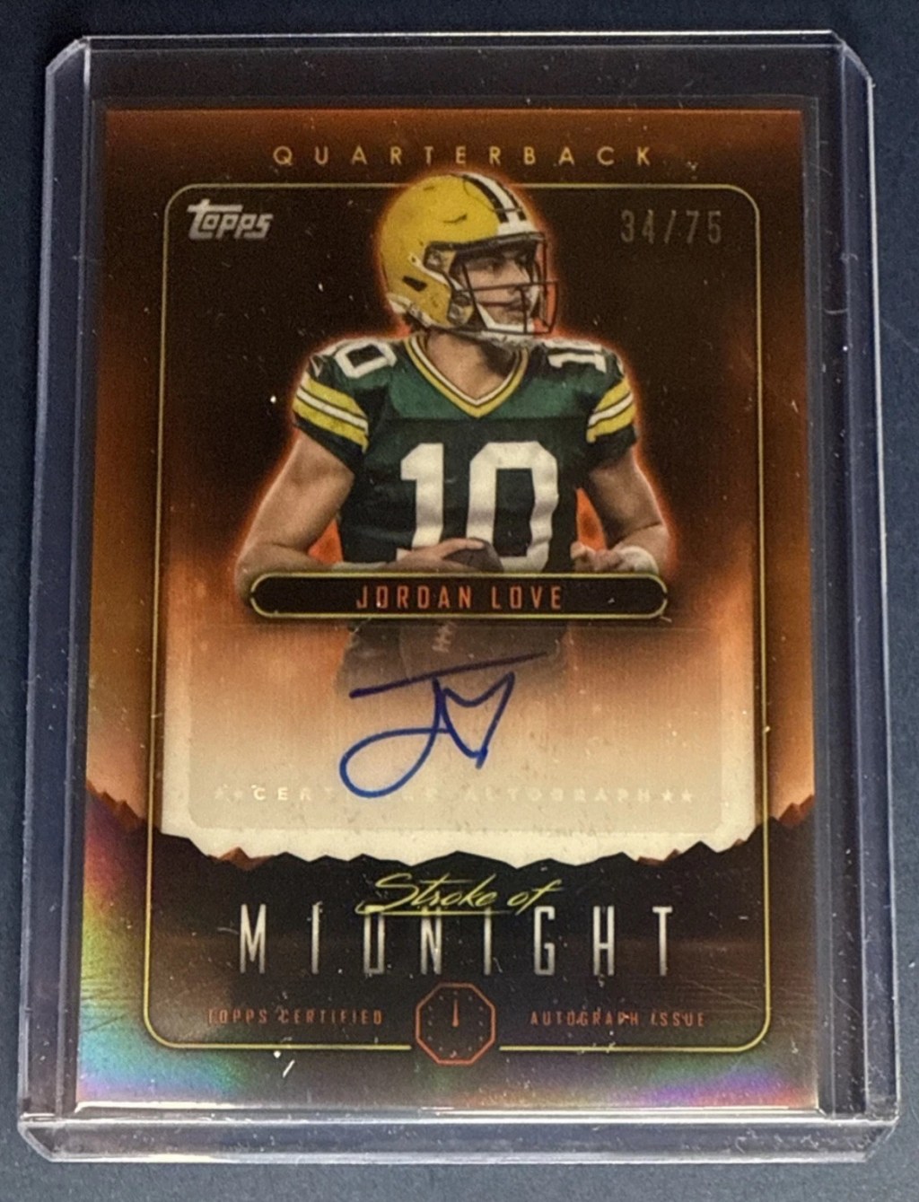 2024 Topps Midnight Jordan Love&nbsp;Auto