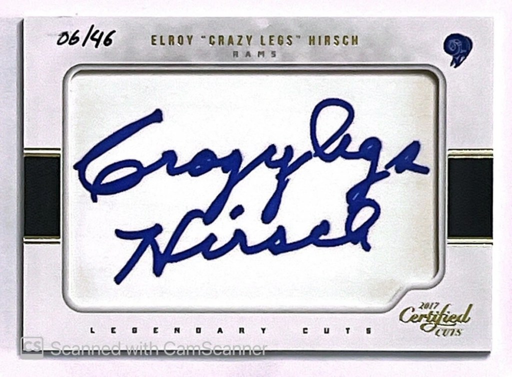 2017 Certified Crazy Legs Hirsch Cut&nbsp;Auto