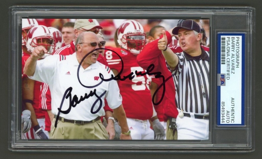 Barry Alvarez Signed&nbsp;Photos
