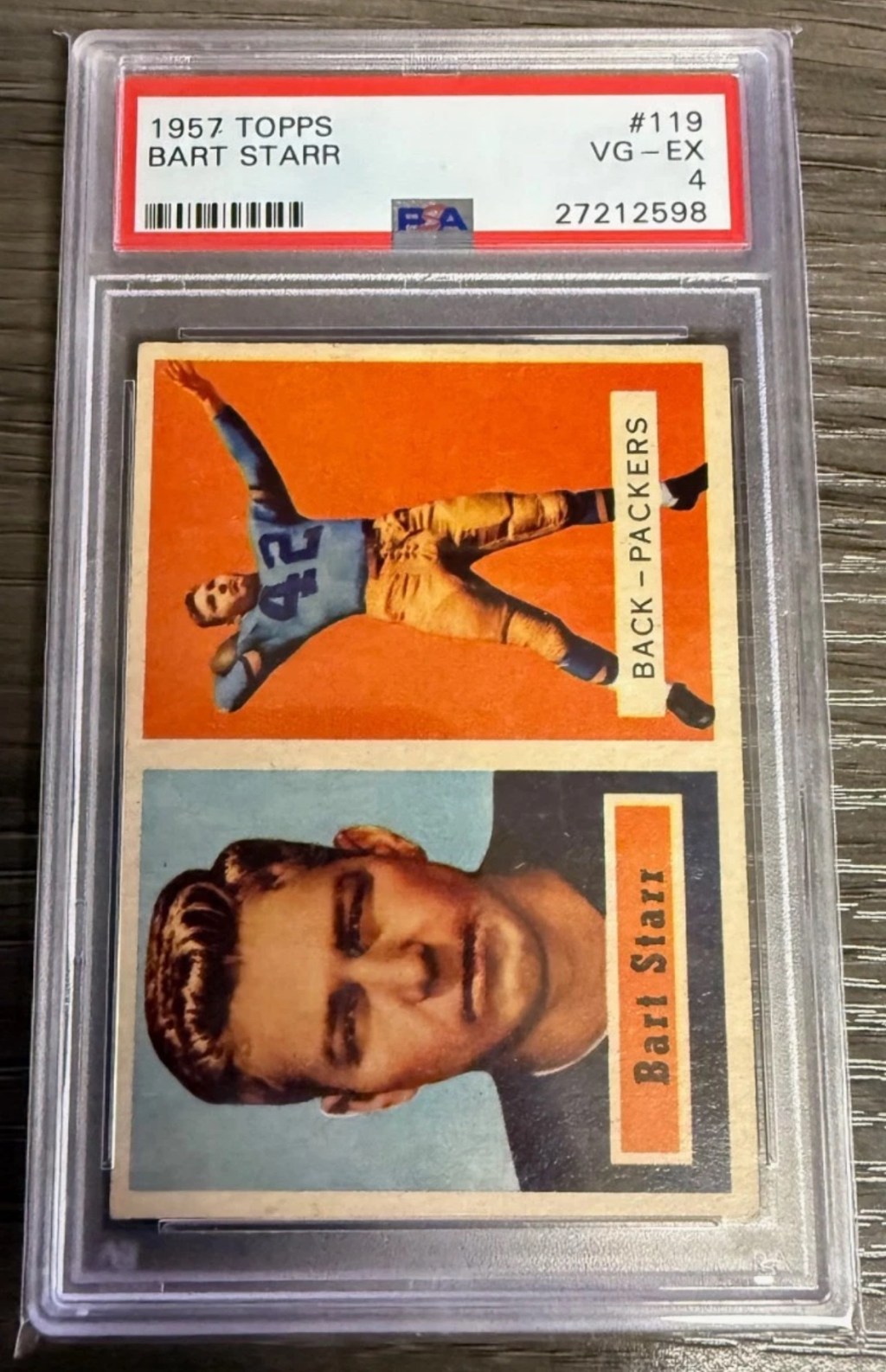 1957 Topps Bart Starr&nbsp;Rookie